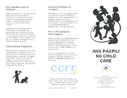 Choosing Child Care - Filipino