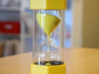 Hourglass timer